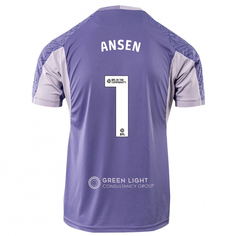 Danxen Herren Caleb Ansen #1 Trikot Hellviolett Torwarttrikot 2025/26 Schweiz