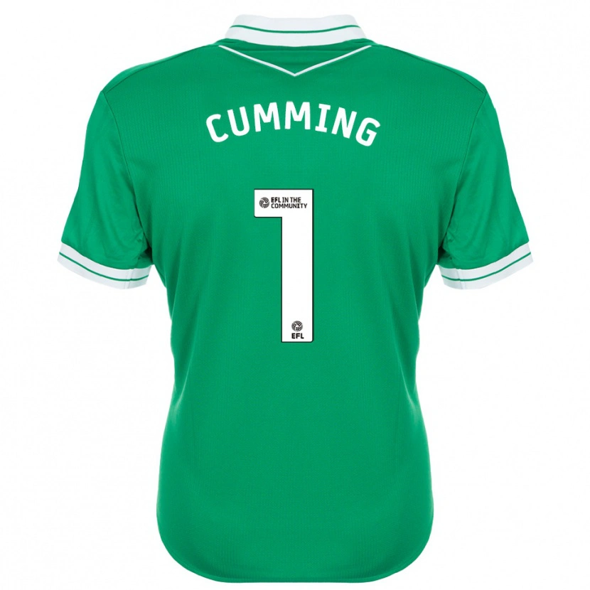 Danxen Herren Jamie Cumming #1 Trikot Grün Weiß Torwarttrikot 2025/26 Schweiz