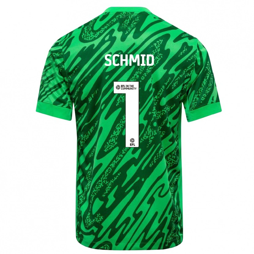 Danxen Herren Nicolas Schmid #1 Trikot Waldgrün Torwarttrikot 2025/26 Schweiz