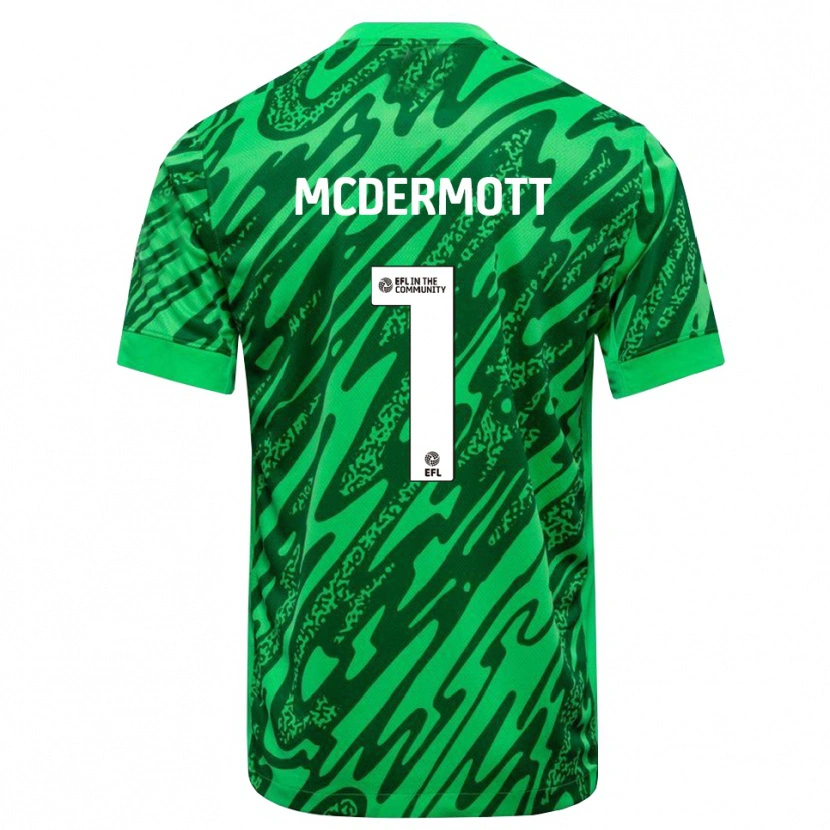 Danxen Herren Conal McDermott #1 Trikot Waldgrün Torwarttrikot 2025/26 Schweiz
