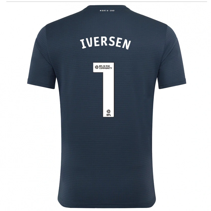 Danxen Herren Daniel Iversen #1 Trikot Schwarz Weiß Torwarttrikot 2025/26 Schweiz