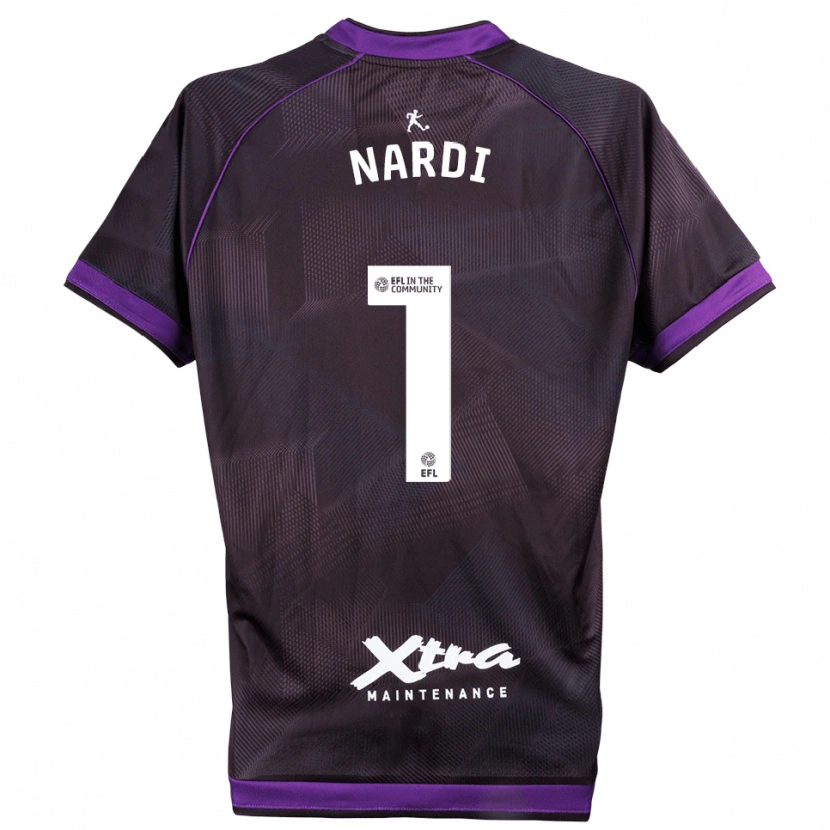 Danxen Herren Paul Nardi #1 Trikot Violett Weiß Torwarttrikot 2025/26 Schweiz