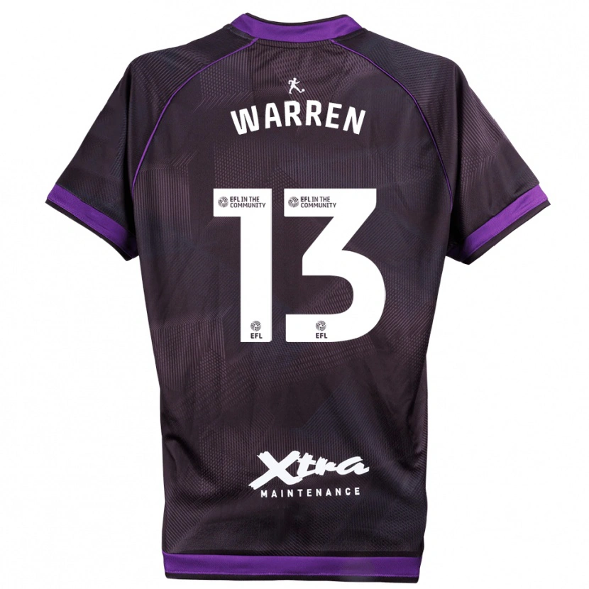 Danxen Herren Charlie Warren #13 Trikot Violett Weiß Torwarttrikot 2025/26 Schweiz
