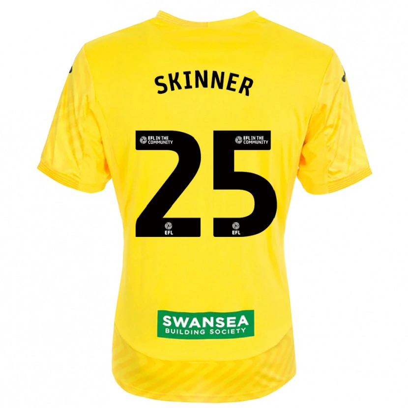 Danxen Herren Claire Skinner #25 Trikot Gelb Schwarz Torwarttrikot 2025/26 Schweiz