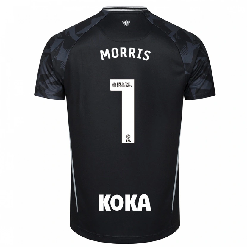 Danxen Herren Sam Morris #1 Trikot Schwarz Blau Torwarttrikot 2025/26 Schweiz