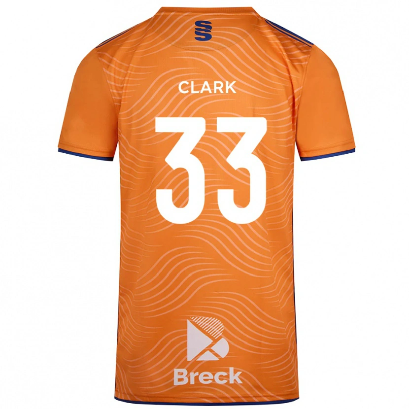 Danxen Herren Charlie Clark #33 Trikot Orange Schwarz Torwarttrikot 2025/26 Schweiz