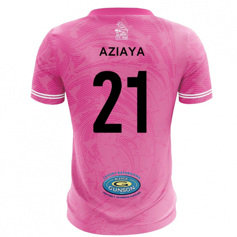 Danxen Herren David Aziaya #21 Trikot Pink Weiß Torwarttrikot 2025/26 Schweiz