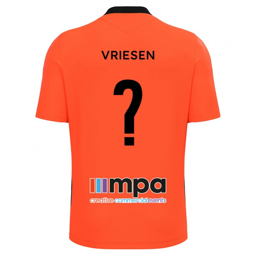 Danxen Herren Fabian Vriesen #0 Trikot Orange Schwarz Torwarttrikot 2025/26 Schweiz