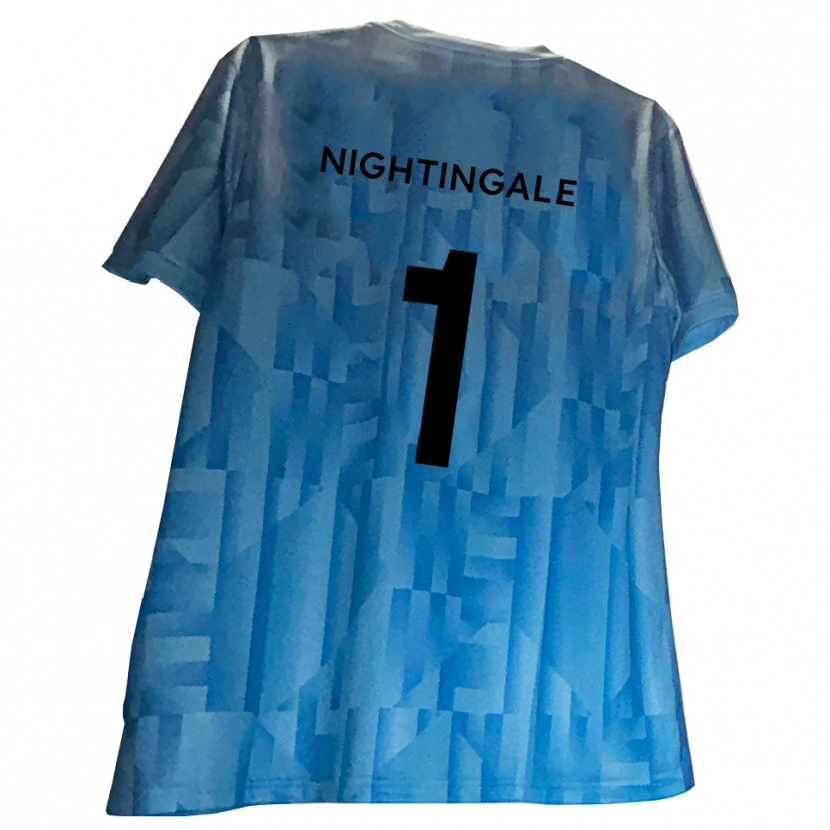 Danxen Herren Ben Nightingale #1 Trikot Blau Weiß Torwarttrikot 2025/26 Schweiz