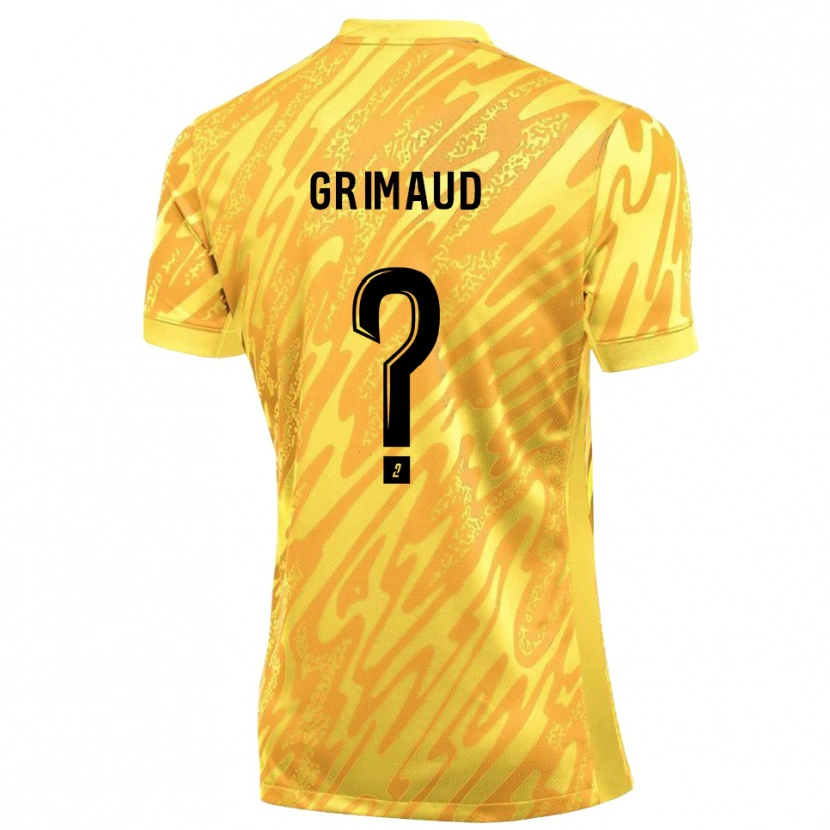 Danxen Herren Charles Grimaud #0 Trikot Orange Gelb Torwarttrikot 2025/26 Schweiz