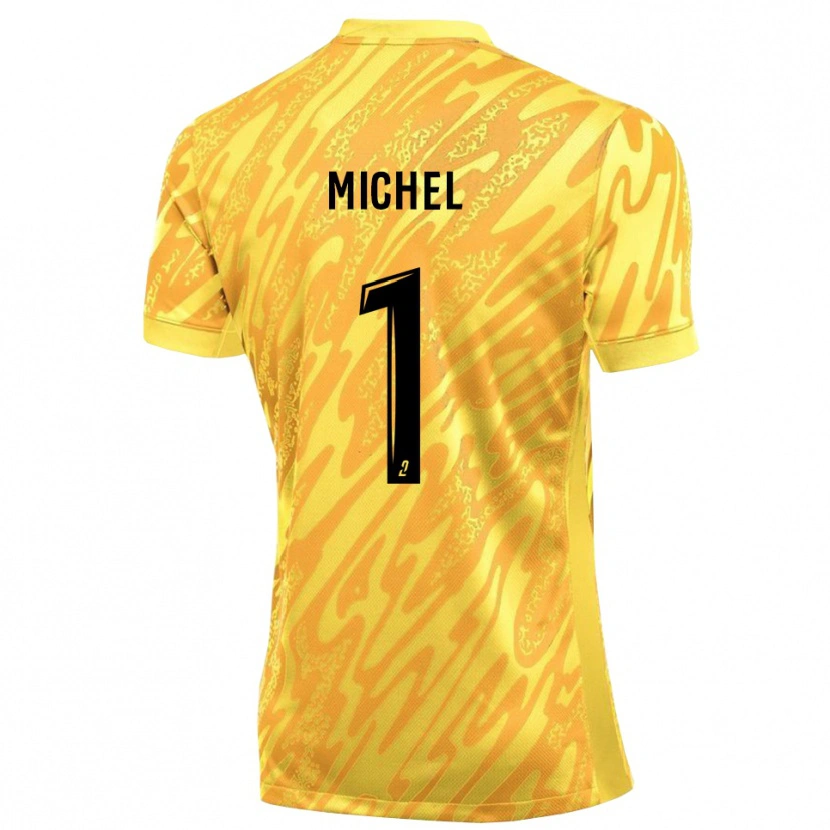 Danxen Herren Mathieu Michel #1 Trikot Orange Gelb Torwarttrikot 2025/26 Schweiz