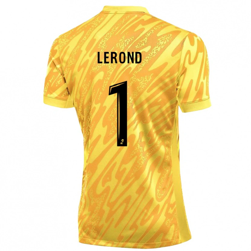 Danxen Herren Justine Lerond #1 Trikot Orange Gelb Torwarttrikot 2025/26 Schweiz