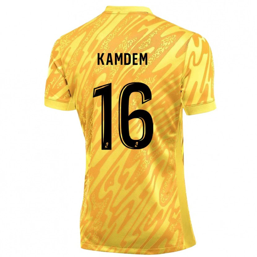 Danxen Herren Kevin Kamdem #16 Trikot Orange Gelb Torwarttrikot 2025/26 Schweiz
