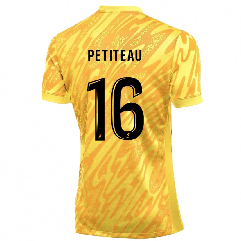 Danxen Herren Marie Petiteau #16 Trikot Orange Gelb Torwarttrikot 2025/26 Schweiz