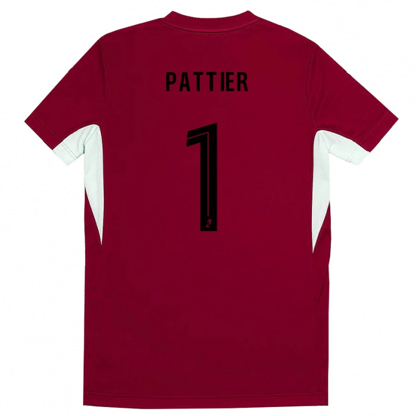 Danxen Herren Maxime Pattier #1 Trikot Rot Schwarz Torwarttrikot 2025/26 Schweiz