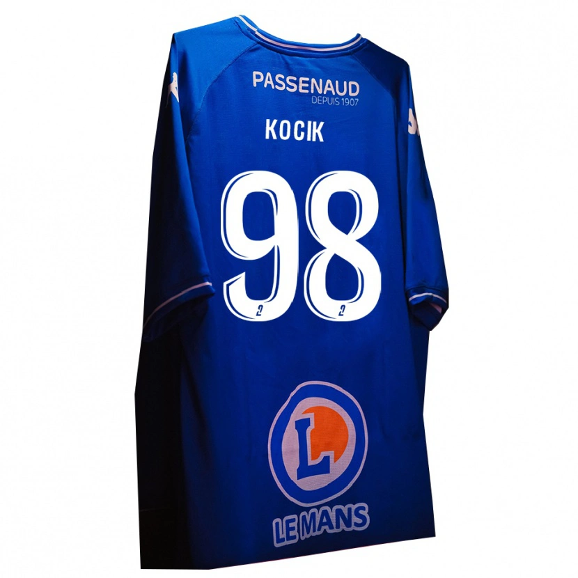 Danxen Herren Nicolas Kocik #98 Trikot Königsblau Weiß Torwarttrikot 2025/26 Schweiz