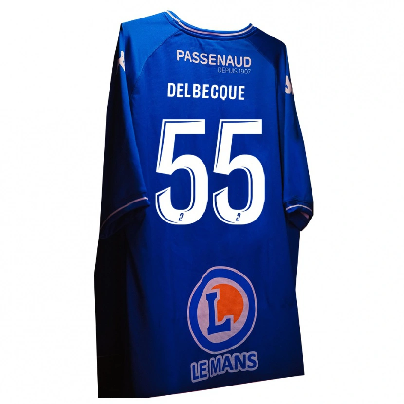 Danxen Herren Augustin Delbecque #55 Trikot Königsblau Weiß Torwarttrikot 2025/26 Schweiz