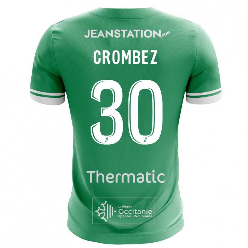 Danxen Herren Enzo Crombez #30 Trikot Grün Weiß Torwarttrikot 2025/26 Schweiz
