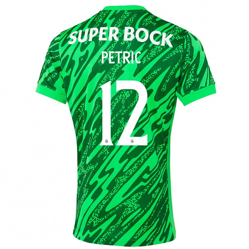 Danxen Herren Luka Petric #12 Trikot Grün Weiß Torwarttrikot 2025/26 Schweiz
