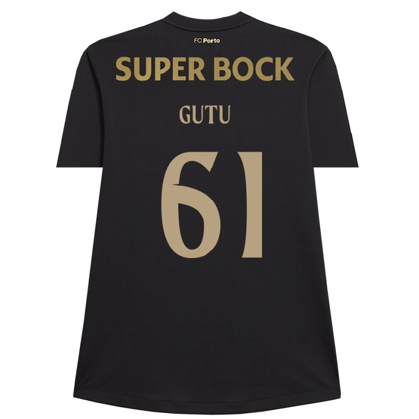Danxen Herren Denis Gutu #61 Trikot Schwarz Braun Torwarttrikot 2025/26 Schweiz