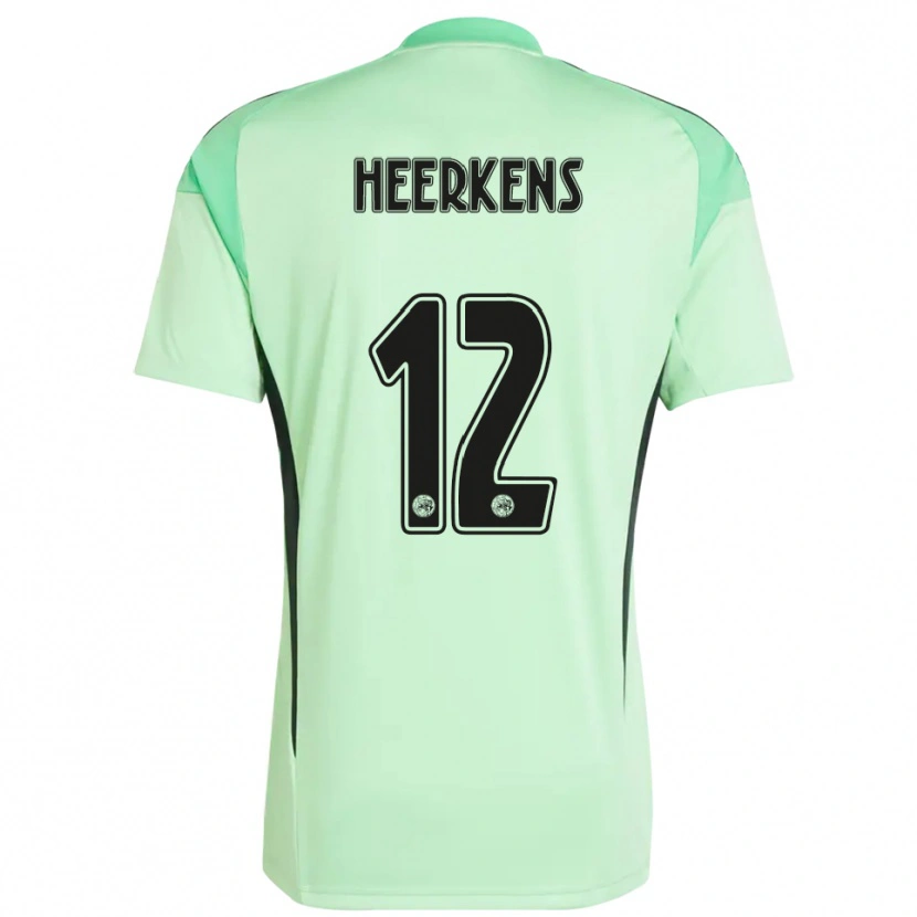 Danxen Herren Joeri Heerkens #12 Trikot Hellgrün Schwarz Torwarttrikot 2025/26 Schweiz