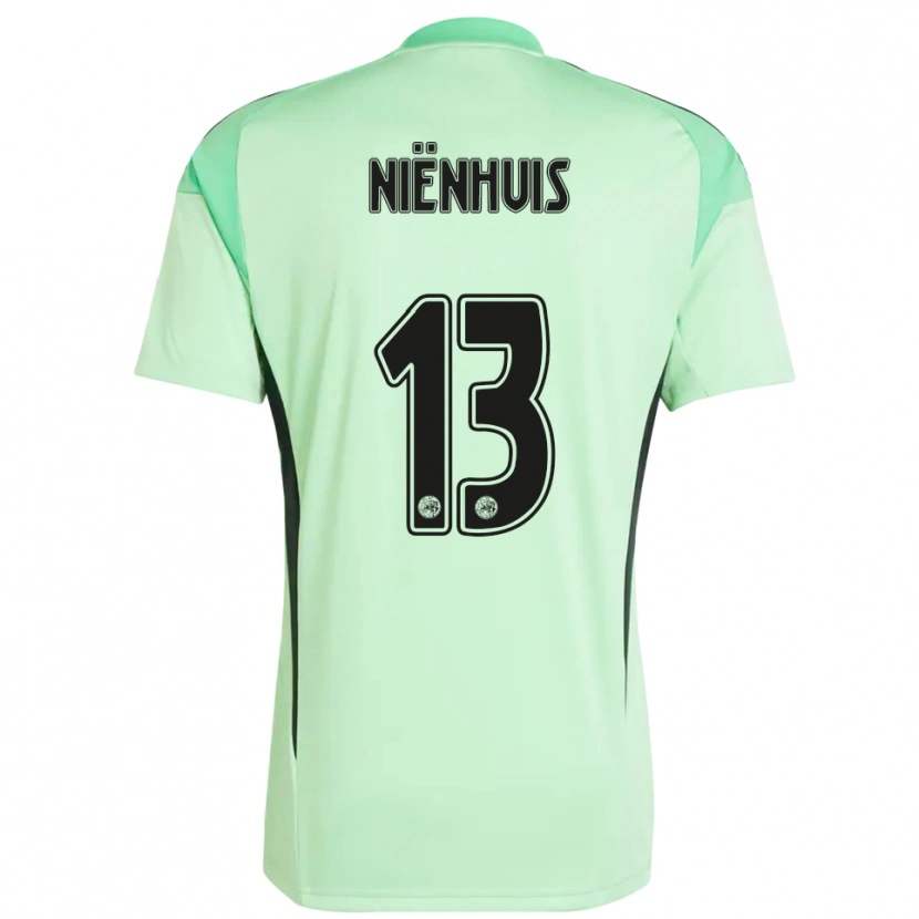 Danxen Herren Lois Niënhuis #13 Trikot Hellgrün Schwarz Torwarttrikot 2025/26 Schweiz