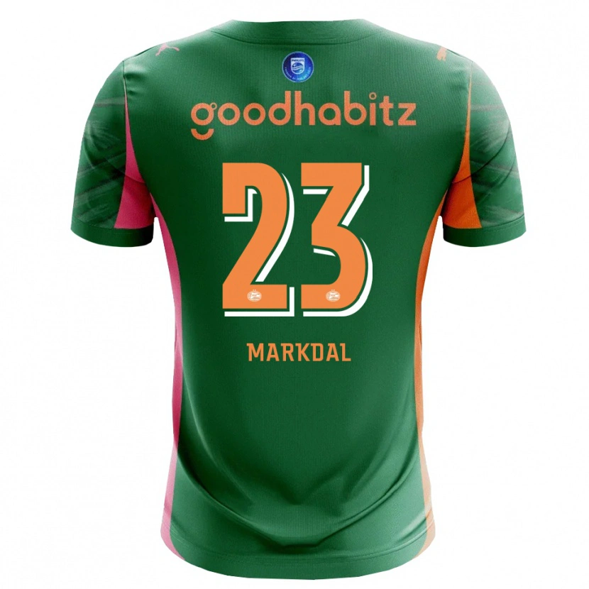 Danxen Herren Mikkel Markdal #23 Trikot Grün Orange Torwarttrikot 2025/26 Schweiz