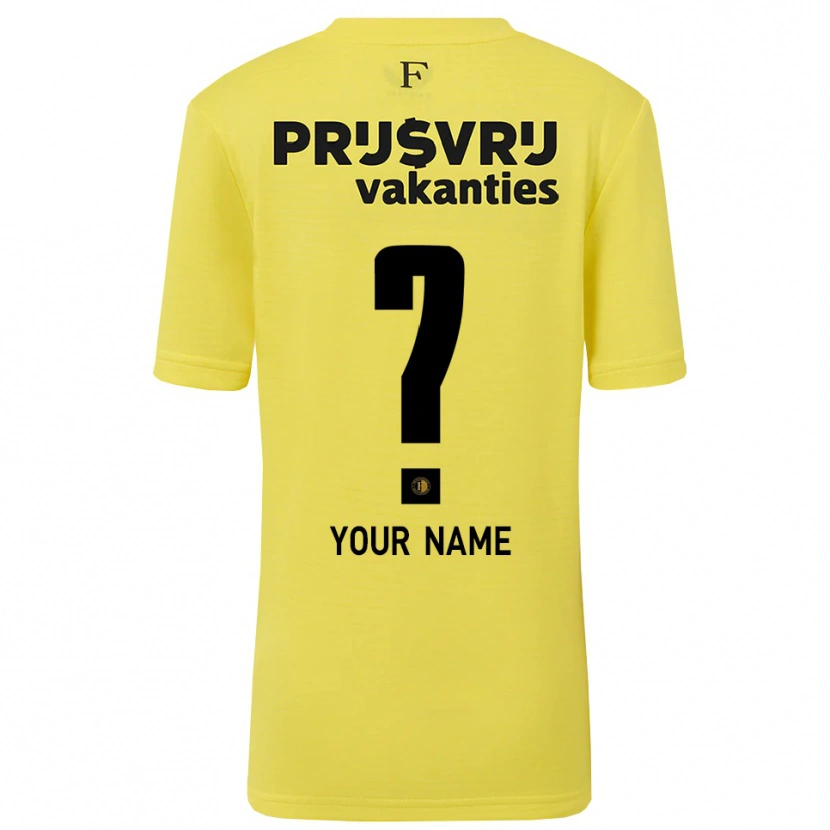 Danxen Herren Feyenoord Trikot Gelb Schwarz Torwarttrikot 2025/26 Schweiz