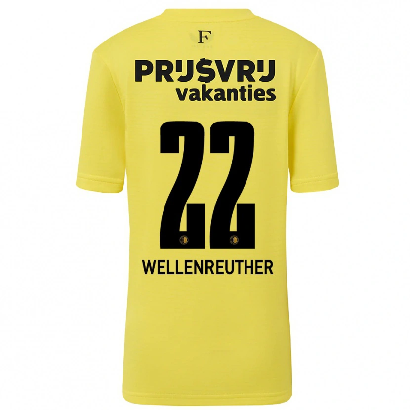 Danxen Herren Timon Wellenreuther #22 Trikot Gelb Schwarz Torwarttrikot 2025/26 Schweiz