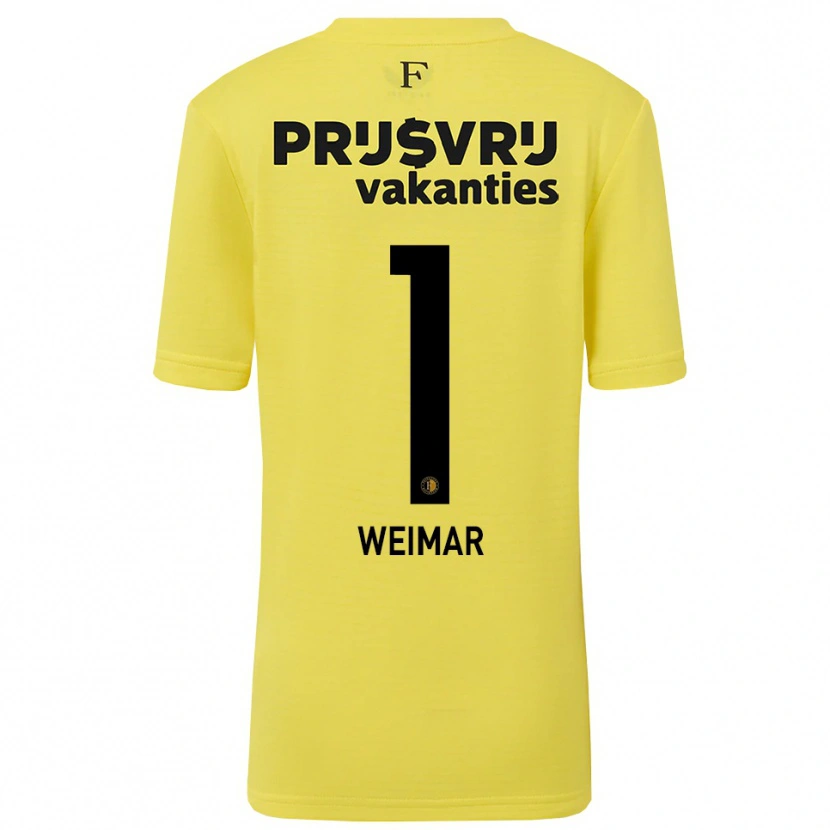 Danxen Herren Jacintha Weimar #1 Trikot Gelb Schwarz Torwarttrikot 2025/26 Schweiz