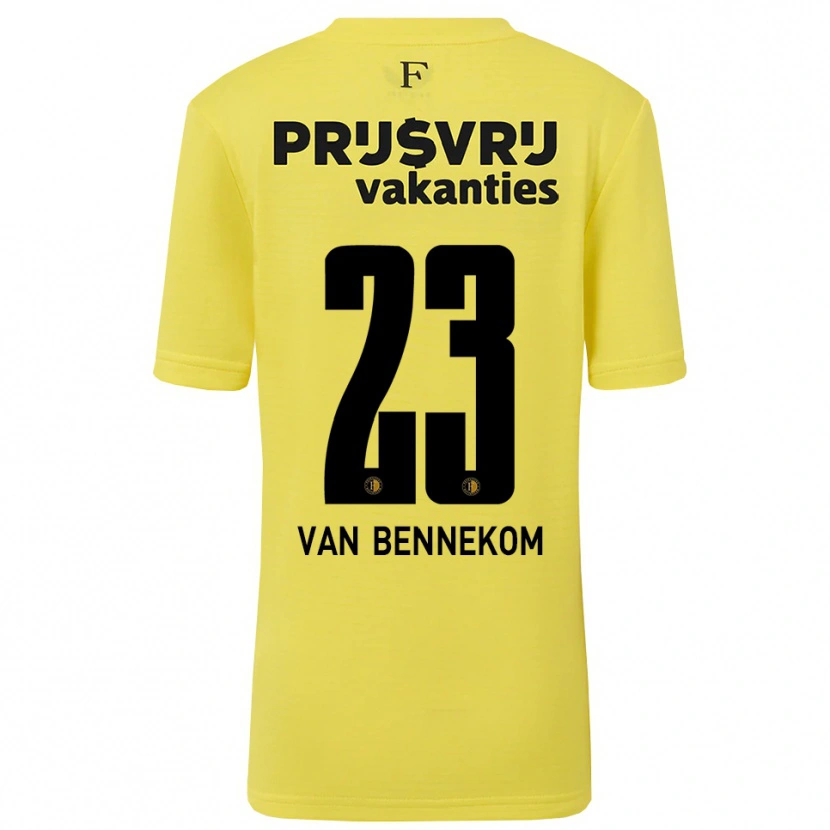 Danxen Herren Duron van Bennekom #23 Trikot Gelb Schwarz Torwarttrikot 2025/26 Schweiz