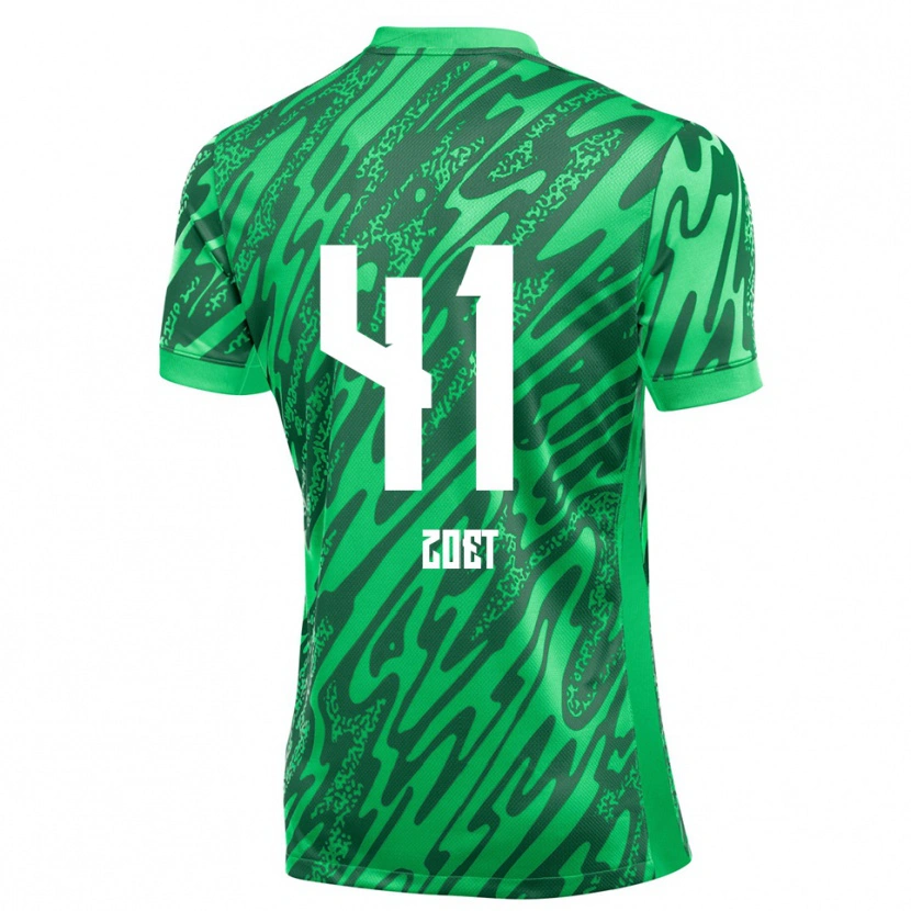 Danxen Herren Jeroen Zoet #41 Trikot Grün Weiß Torwarttrikot 2025/26 Schweiz