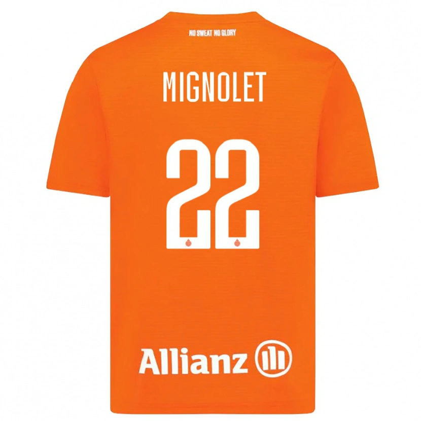 Danxen Herren Simon Mignolet #22 Trikot Orange Weiß Torwarttrikot 2025/26 Schweiz