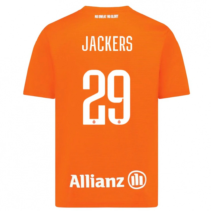 Danxen Herren Nordin Jackers #29 Trikot Orange Weiß Torwarttrikot 2025/26 Schweiz