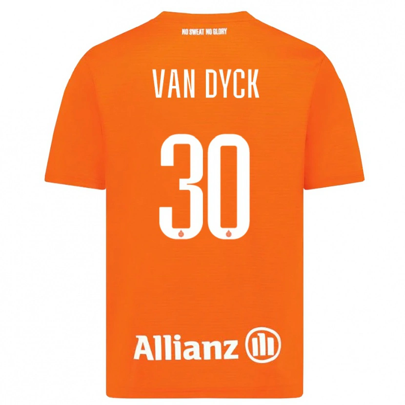 Danxen Herren Nell Van Dyck #30 Trikot Orange Weiß Torwarttrikot 2025/26 Schweiz