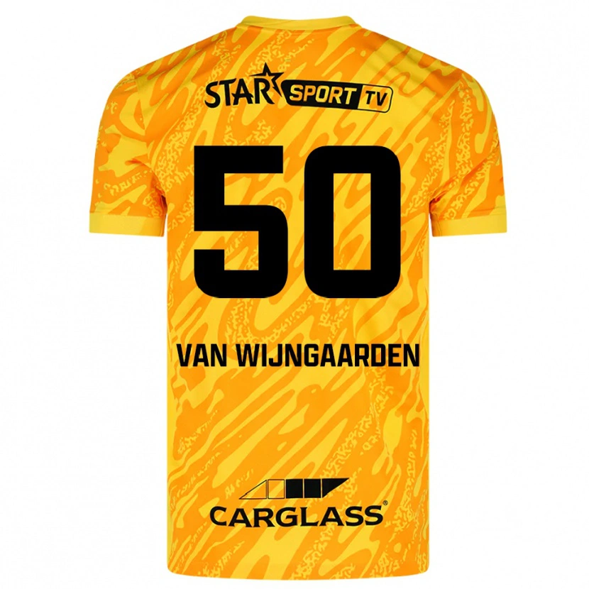 Danxen Herren Maren Van Wijngaarden #50 Trikot Orange Gelb Schwarz Torwarttrikot 2025/26 Schweiz