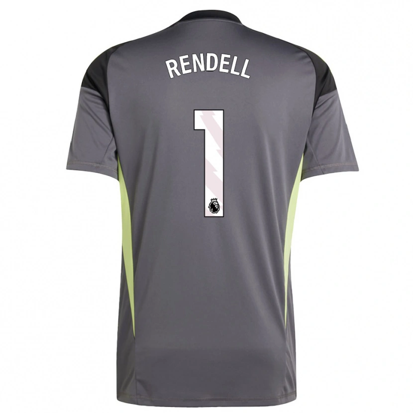 Danxen Herren Kayla Rendell #1 Trikot Dunkelgrau Weiß Torwarttrikot 2025/26 Schweiz