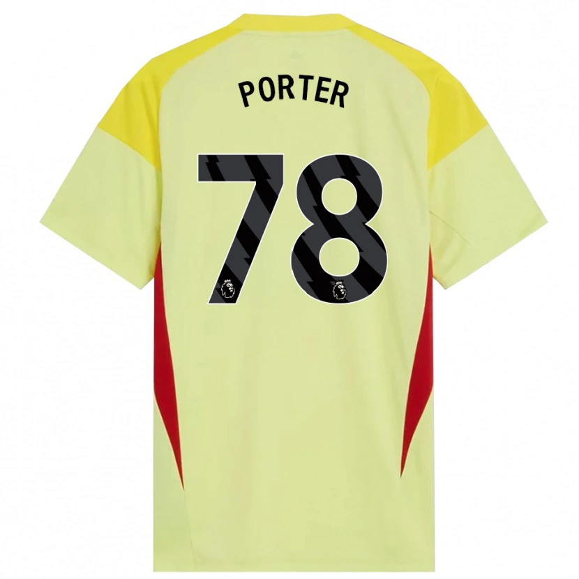 Danxen Herren Jack Porter #78 Trikot Gelb Rot Schwarz Torwarttrikot 2025/26 Schweiz