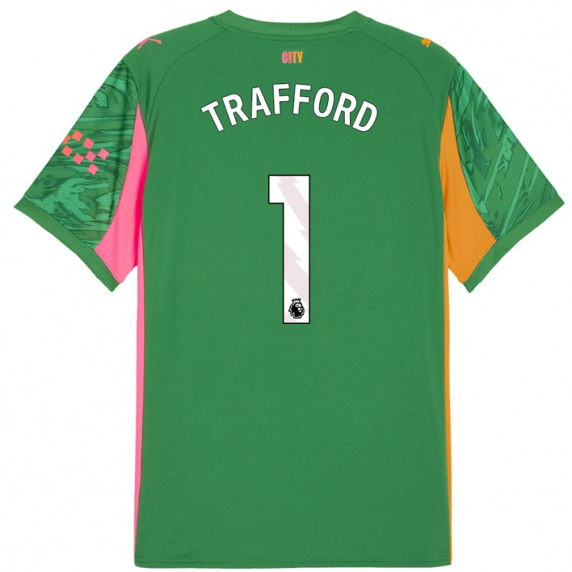 Danxen Herren James Trafford #1 Trikot Grün Orange Torwarttrikot 2025/26 Schweiz