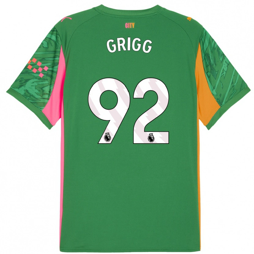 Danxen Herren Finley Grigg #92 Trikot Grün Orange Torwarttrikot 2025/26 Schweiz