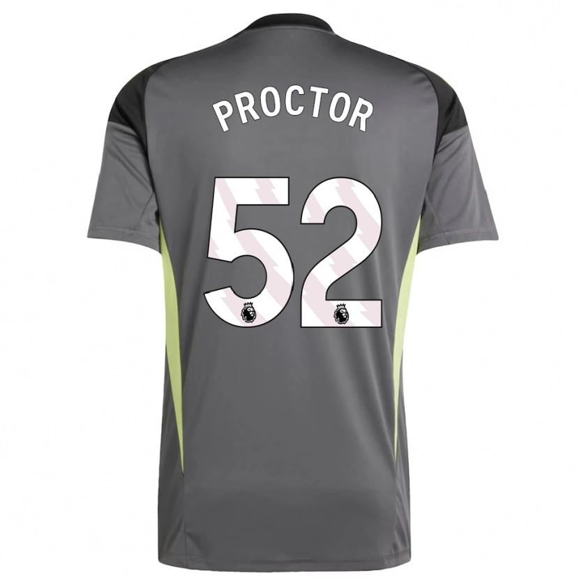 Danxen Herren Sam Proctor #52 Trikot Dunkelgrau Schwarz Torwarttrikot 2025/26 Schweiz
