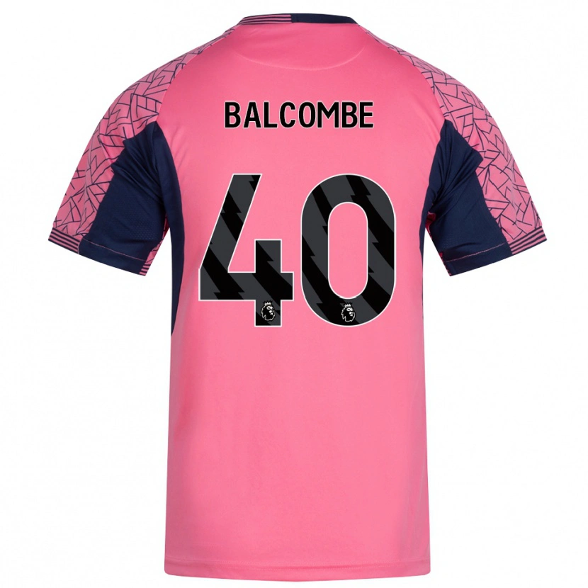 Danxen Herren Ellery Balcombe #40 Trikot Rosa Schwarz Torwarttrikot 2025/26 Schweiz