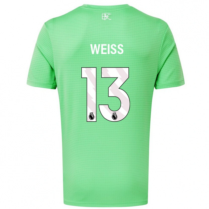 Danxen Herren Max Weiß #13 Trikot Mittelgrün Torwarttrikot 2025/26 Schweiz