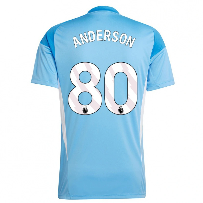 Danxen Herren Will Anderson #80 Trikot Blau Weiß Torwarttrikot 2025/26 Schweiz