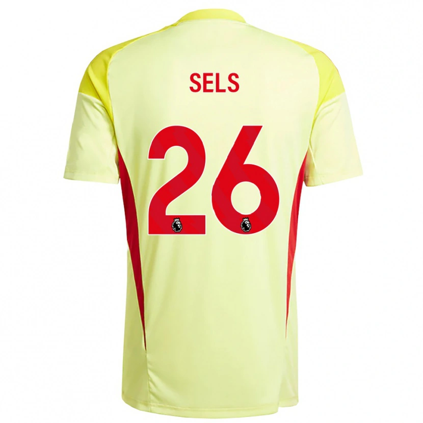 Danxen Herren Matz Sels #26 Trikot Hellgelb Orange Torwarttrikot 2025/26 Schweiz