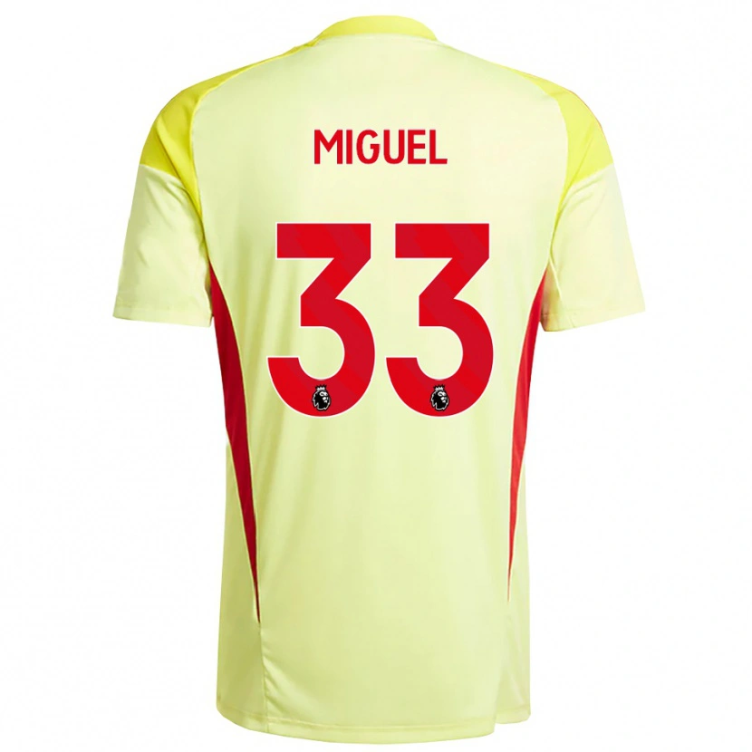 Danxen Herren Carlos Miguel #33 Trikot Hellgelb Orange Torwarttrikot 2025/26 Schweiz