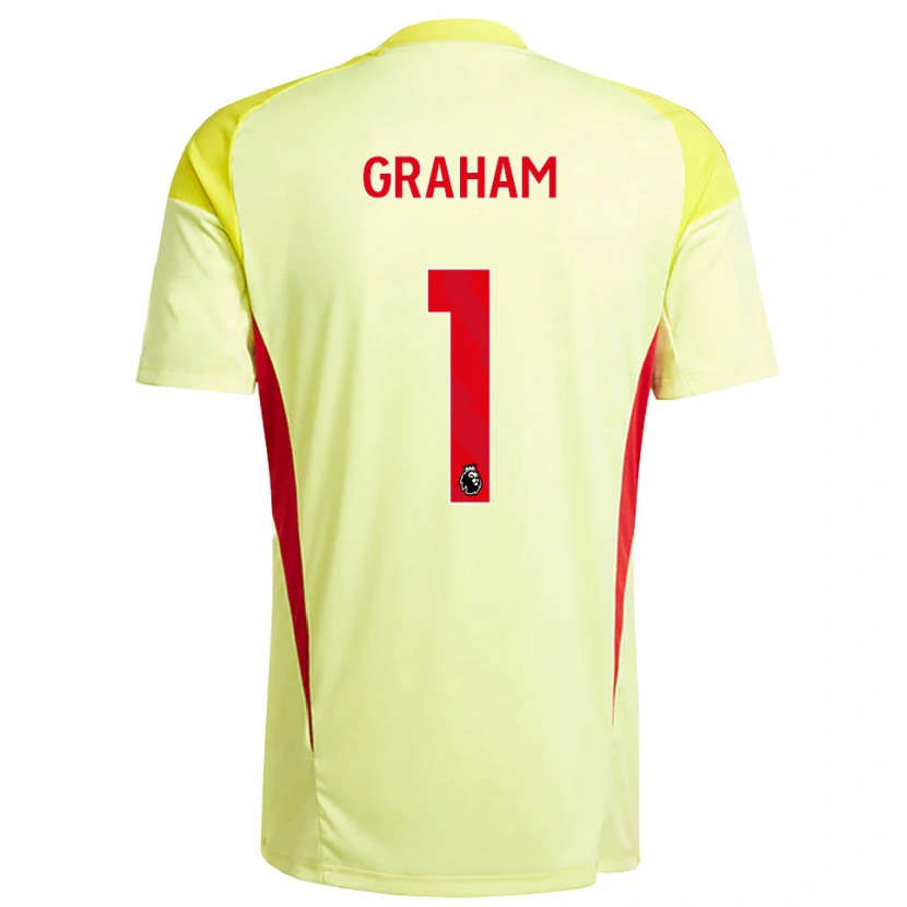 Danxen Herren Ally Graham #1 Trikot Hellgelb Orange Torwarttrikot 2025/26 Schweiz