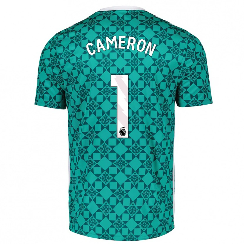 Danxen Herren Dan Cameron #1 Trikot Grün Weiß Torwarttrikot 2025/26 Schweiz