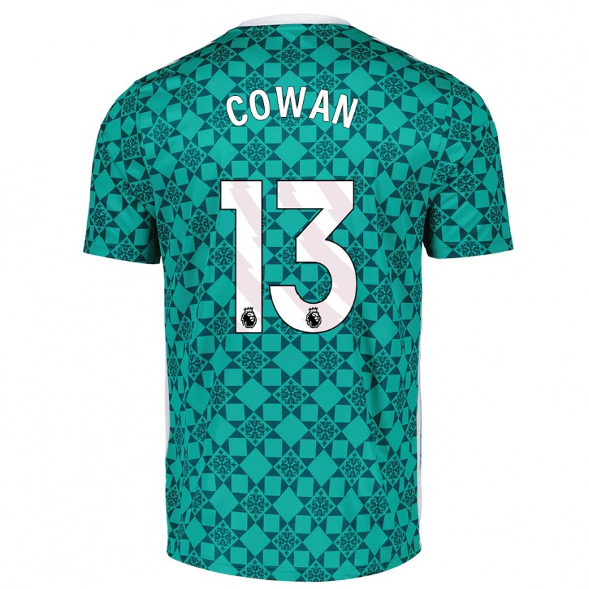 Danxen Herren Joe Cowan #13 Trikot Grün Weiß Torwarttrikot 2025/26 Schweiz