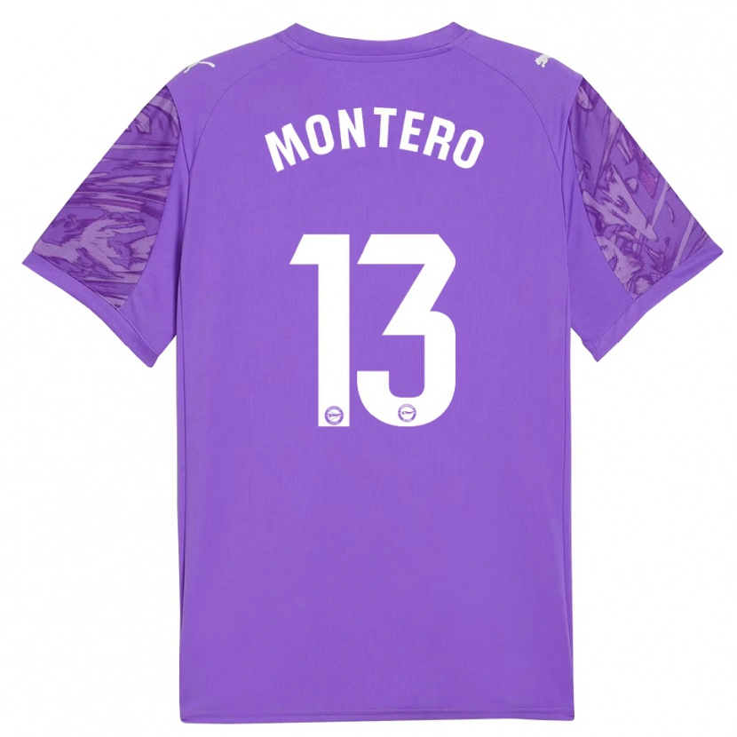 Danxen Herren Rubén Montero #13 Trikot Violett Weiß Torwarttrikot 2025/26 Schweiz
